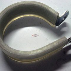 Csőbilincs gumis kerek 45 mm