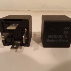 Relé 4lábas fül nélkül 24V20A