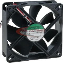 Ventilátor; 24VDC; 120x120x38 mm