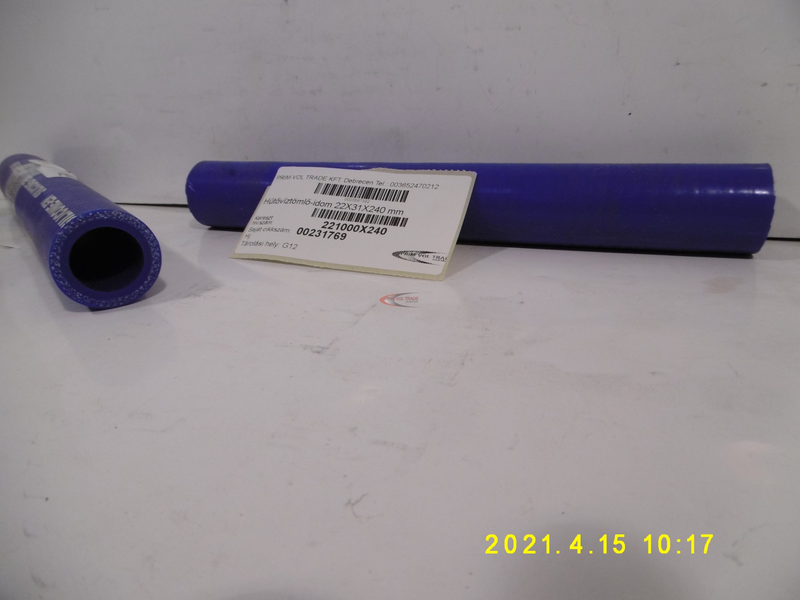 305866_0.jpg Hűtővíztömlő-idom 22X31X240 mm