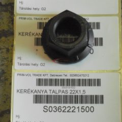 Kerékanya talpas 22X1,5
