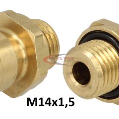 Levegőcsavtlakozó M14x1,5/8 cső