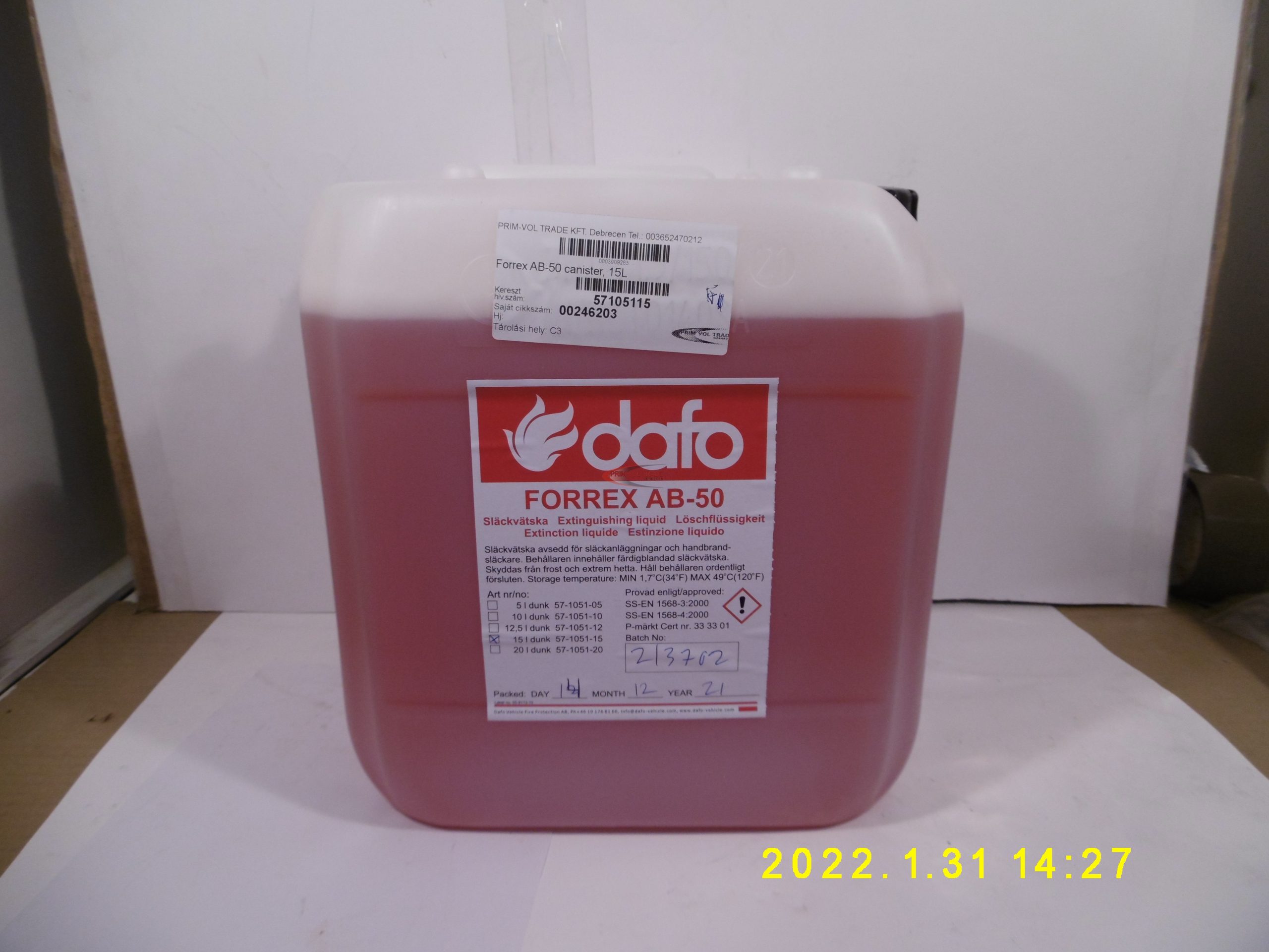 321341_0.jpg Forrex AB-50 canister, 15L