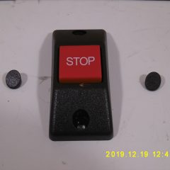 Nyomógomb "STOP" PIROS