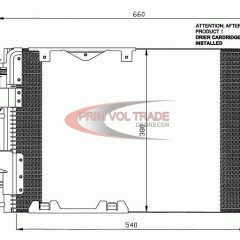 00035416 - Kondenzátor-OPEL ASTRA G1,6