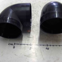 Idom meleglevegő  2*90° D=70 mm